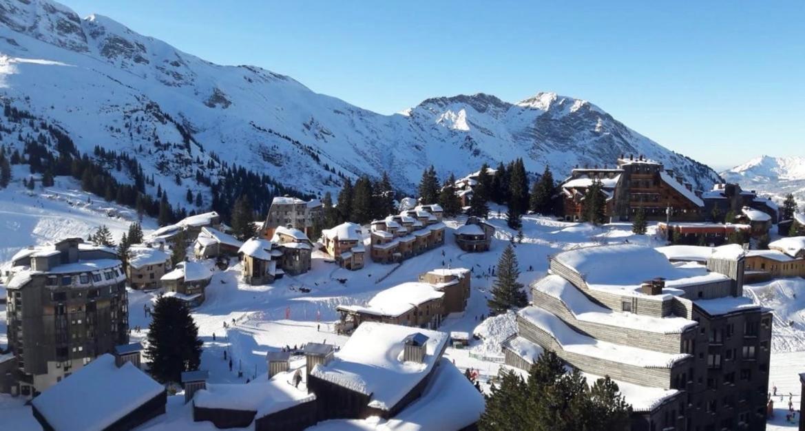 Charmant T2 Classe 3 Etoiles, Les Crozats, Magnifique Vue Montagne Avoriaz Buitenkant foto